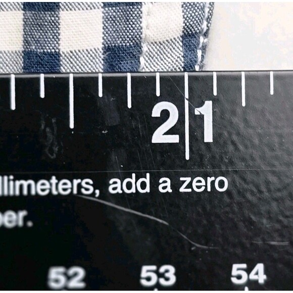 Levi's Men's Medium Black & White Check Long Sleeve Button Down Shirt - Picture 6 of 7